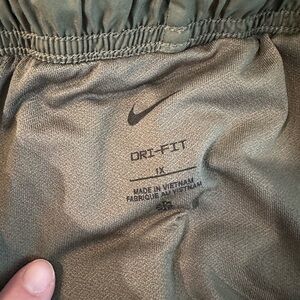 Olive green Nike Track Shorts…great condition!